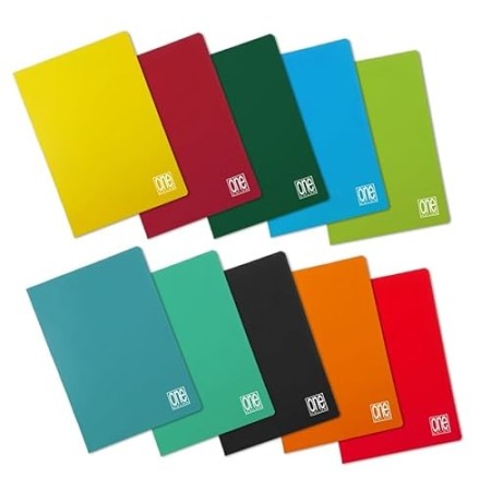 Blasetti 1411 Maxi One Color Quaderno Formato A4, Rigatura 5M, Quadretti 5 mm per 2° e 3° Elementare, Carta 80g/mq, Colori ass