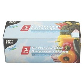 Papstar 14158 - Sacchetti per congelatore da 3 litri, 250 x 320 mm, colore: Trasparente