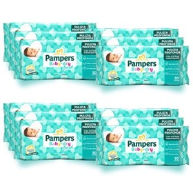 Pampers Baby Fresh Salviettine, Formula Idratante e Delicata che Ripristina il PH della Pelle,12 Confezioni da 50 Pezzi, 600 Sal