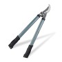 relaxdays Troncarami, Forbici Bypass, Taglio Preciso & Delicato, Lame Affilate, L: 55 cm, Grigio