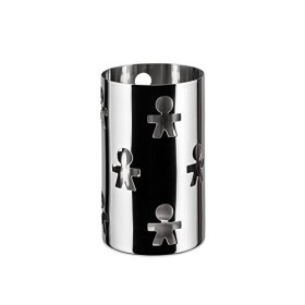 Alessi Girotondo AKK09 Portagrissini con Decoro Traforato di Design in Acciaio Inossidabile
