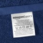 AmazonBasics - Set da 2 Asciugamani da Bagno e 2 Asciugamani Resistenti allo Scoloramento, Colore Blu Reale, 100% Cotone, 500g /