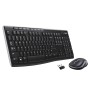 Logitech MK270 Kit Tastiera e Mouse Wireless per Windows, Wireless 2.4 GHz, Mouse ‎Wireless Compatto, 8 Tasti Multimediali e S