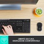 Logitech MK270 Kit Tastiera e Mouse Wireless per Windows, Wireless 2.4 GHz, Mouse ‎Wireless Compatto, 8 Tasti Multimediali e S