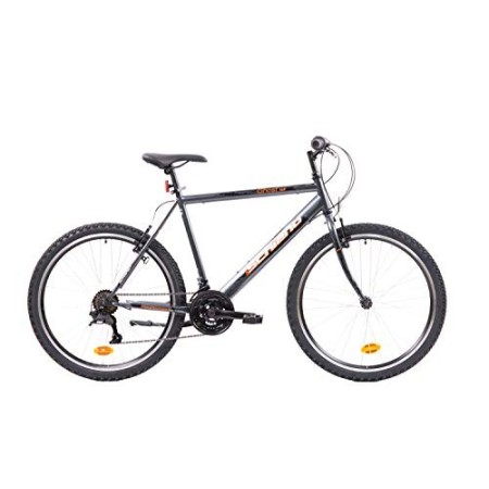 F.lli Schiano Ghost, Bici MTB Men's, Antracite-Arancio, 26''