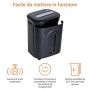 AmazonBasics - Distruggidocumenti da 15 fogli, a taglio incrociato, con funzione distruggi CD/Carte di credito