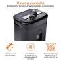 AmazonBasics - Distruggidocumenti da 15 fogli, a taglio incrociato, con funzione distruggi CD/Carte di credito