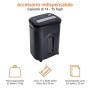AmazonBasics - Distruggidocumenti da 15 fogli, a taglio incrociato, con funzione distruggi CD/Carte di credito