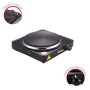 Ardes AR1F19 Fornello Elettrico TIKAPPA F19 in Acciaio Verniciato Diametro Piastra 18,5 cm in Ghisa con Termostato, 1500 W, Nero