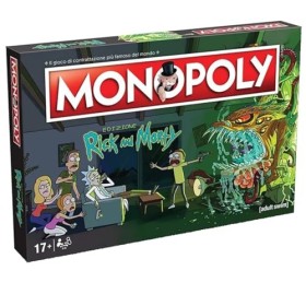 Winning Moves- Rick And Morty Monopoly Italian Edition, 036504