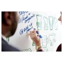 Post-it Super Sticky Dry Erase Lavagna Cancellabile, Lavagna Autoadesiva per Ufficio e Riunioni, Lavagna Meeting Chart, Lavagna 