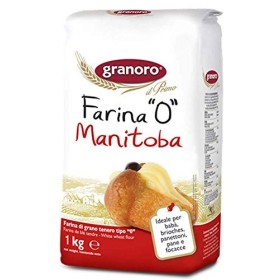 Granoro Farina Manitoba Tipo 0 Per Pane e Pizze 6 Pezzi Da 1000 Grammi