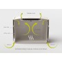 Joseph Joseph 30016 - Cestino per l'Umido, Plastica, 4 Litri, Grigio, 16.1 x 23.5 x 19.7cm