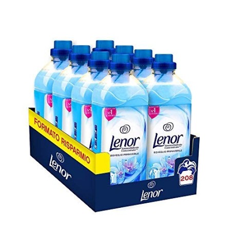 Lenor Ammorbidente Risveglio Primaverile 208 Lavaggi, Maxi Formato 8 x 26 Lavaggi