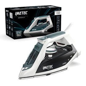 Imetec ZeroCalc Z1 2500 Ferro da Stiro, Tecnologia Anticalcare, Piastra Inox 2200 W, Colpo Vapore 120 g