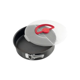 Dr.Oetker Bake&Go Cameo-Tortiera apribile Bake & Go Springform Ø 26 cm con Coperchio per Il Trasporto. Rivestimento Antiaderent