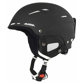 ALPINA Biom, Casco da Sci. Unisex-Adulto, Nero Opaco, 54-58 cm