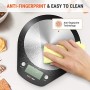 ACCUWEIGHT Bilancia Digitale da Cucina Bilance Alimenti Elettronica con Piattaforma in Acciaio Inossidabile per Pesa Cibo, Alta 