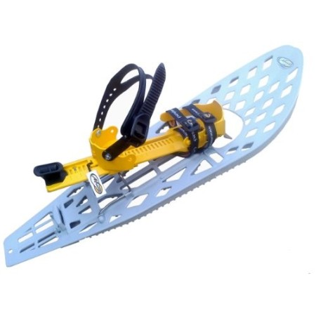 Morpho - Racchette da Neve da Uomo Trimalp Light con Cinturini Caviglia Stile Snowboard, Senza Imbottitura