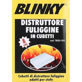 Distruttore Fuliggine Blinky P/Stufe Carb/Legna 8 Cubi