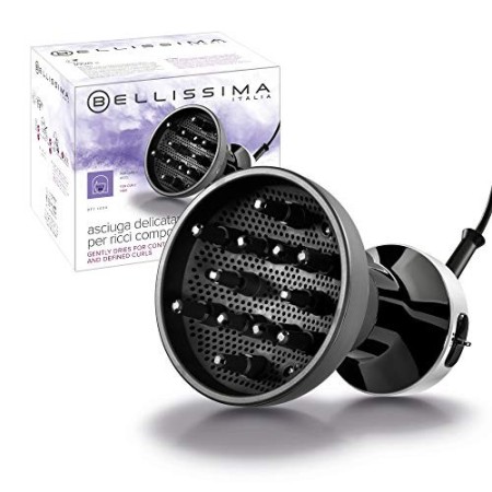 Imetec Bellissima DIFFON DF1 1000 Diffusore ad Aria Calda per Capelli Ricci, 700 W, 2 Combinazioni Aria/Temperatura, Asciugatura