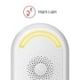 Motorola MBP 140 - Baby monitor audio digitale con unità bambino "plug-n-go" e piccola unità genitore portatile, modo eco e lu