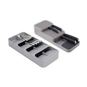 Joseph Joseph Dream Set per l'organizzazione dei cassetti Composto da 2 Pezzi, Grigio, Taglia Unica