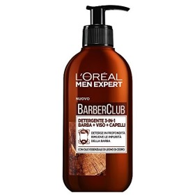 L'ORÉAL Paris Men Expert Barber Club Detergente 3 in 1 per Barba, Viso e Capelli, Senza Sapone, Deterge in Profondità, 200 ml