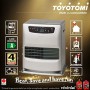 Zibro Lc 32 Stufa a Combustibile Elettronica, portatile, 3200 W, Argento, da 21m2 - 52m2, senza installazione, termostato regola