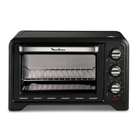 Moulinex OX4448 Optimo Forno Elettrico con Capacità  di 19 L, Potenza 1380 W, Nero 71x117x81cm