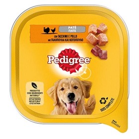 Pedigree Cibo per Cane con Tacchino e Pollo in Patè, Vaschetta 300 g - 20 Vaschette