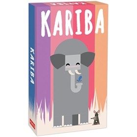 Helvetiq- Kariba-Gioco da Tavolo, Colore Rosa, Azzurro, Viola, Rosso e Arancione, 1