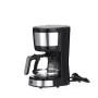 Severin KA 4808 Macchina per il Caffè, Fino a 4 Tazze, Permanente Lavabile, Filtro Oscillante, Piastra Riscaldante, 750 W, Acci
