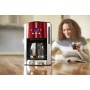 Russell Hobbs Luna Macchina del caffè Americano, 1000 W, 12 Tazze, Acciaio Inossidabile, 1.5L, Rosso