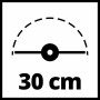 Einhell 3402022 Tagliabordi Elettrico GC-Et 4530 (Ampiezza Taglio: 30 cm, Lunghezza Filo: 10 M, Manico Telescopico, Compreso 3 B