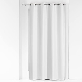 Douceur D'Intérieur - 1603527, Tenda Con Occhielli , 140 X 280 Cm , Essentiel , Poliestere Unito , Bianco