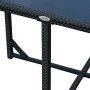 Outsunny Set Mobili da Giardino 5pz Set Tavolo da Pranzo con 4 Sedie con Cuscini Combinabili a Rettangolo