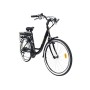 Discovery E4000, Bicicletta a pedalata assisita, City Bike con Ruote da 26", Cambio Shimano 6 velocità Donna, Nero
