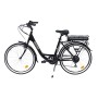 Discovery E4000, Bicicletta a pedalata assisita, City Bike con Ruote da 26", Cambio Shimano 6 velocità Donna, Nero