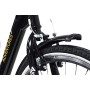 Discovery E4000, Bicicletta a pedalata assisita, City Bike con Ruote da 26", Cambio Shimano 6 velocità Donna, Nero