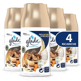 Glade Automatic Spray Ricarica, Fragranza Oud Desire, Formato Scorta, 1 Confezione da 4 x 269 ml
